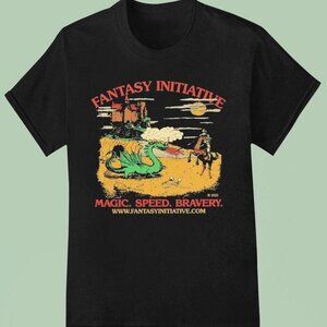 Fantasy Initiative Magic Speed Bravery Dragon Unisex T Shirt 73
